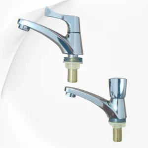 Vòi lavabo tay cá thân hợp kim mạ crom